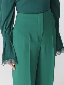 Pantalone Alberta Ferretti in enver satin