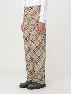 Pantalone Burberry in cotone con motivo Vintage Check
