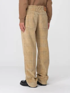Pantalone Burberry in velluto con stampa