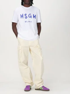 Pantalone cargo MSGM in cotone