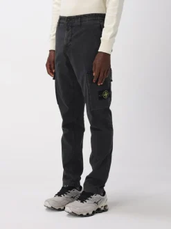 Pantalone cargo Stone Island in cotone stretch