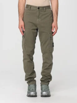 Pantalone cargo Stone Island in cotone stretch
