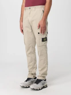 Pantalone cargo Stone Island in cotone stretch