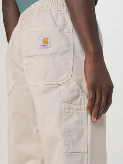 Pantalone Carhartt Wip in twill di cotone tinto in capo