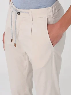 Pantalone classico Eleventy in misto cotone e seta