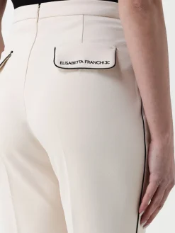 Pantalone classico Elisabetta Franchi in crêpe