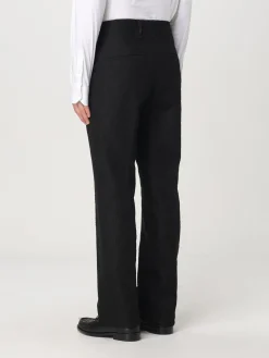 Pantalone classico Fendi in misto lino