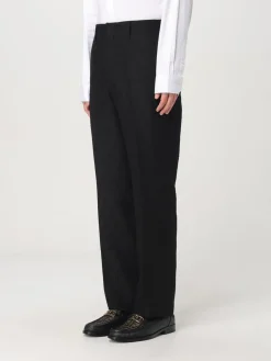 Pantalone classico Fendi in misto lino