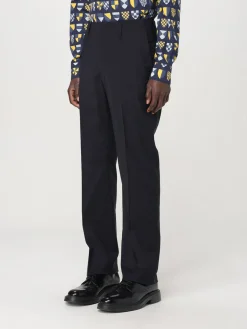 Pantalone classico Fendi in lana vergine