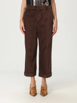 Pantalone cropped Moschino Couture in velluto