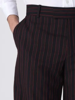 Pantalone di lana gessato McQueen