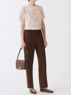 Pantalone Fabiana Filippi in misto lana vergine