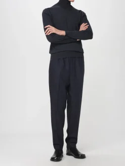 Pantalone Golden Goose in lana e cotone con stampa gessata