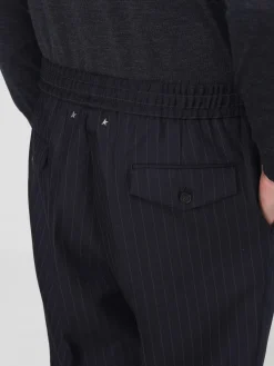 Pantalone Golden Goose in lana e cotone con stampa gessata