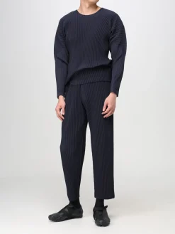 Pantalone Homme Plisse' Issey Miyake in crêpe plissettato