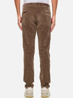 Pantalone Incotex in velluto a costine