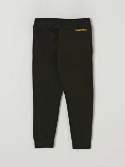 Pantalone jogging in cotone con logo Dsquared2