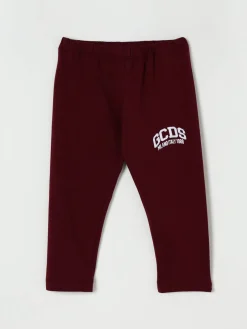 Pantalone jogging in cotone con logo GCDS Junior