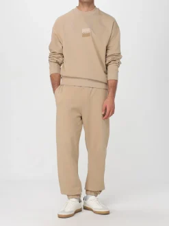 Pantalone jogging in cotone con logo Hugo