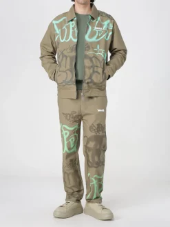 Pantalone jogging stampato Disclaimer