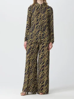 Pantalone Michael Kors in georgette di misto seta e viscosa