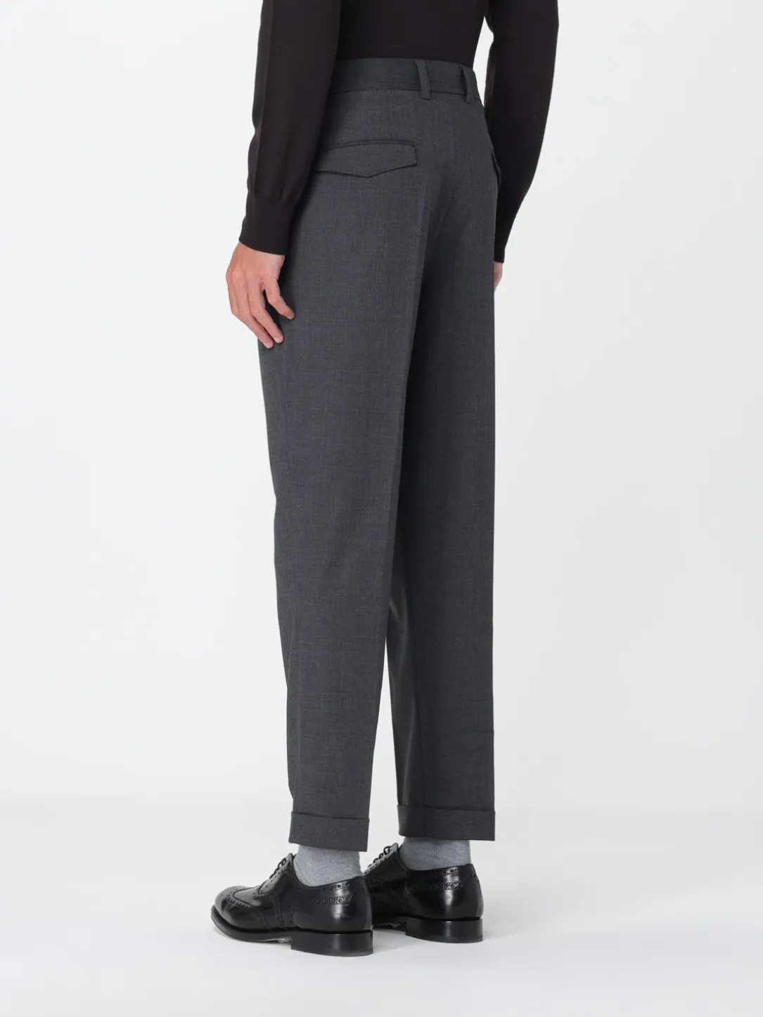 Pantalone Paolo Pecora in misto lana