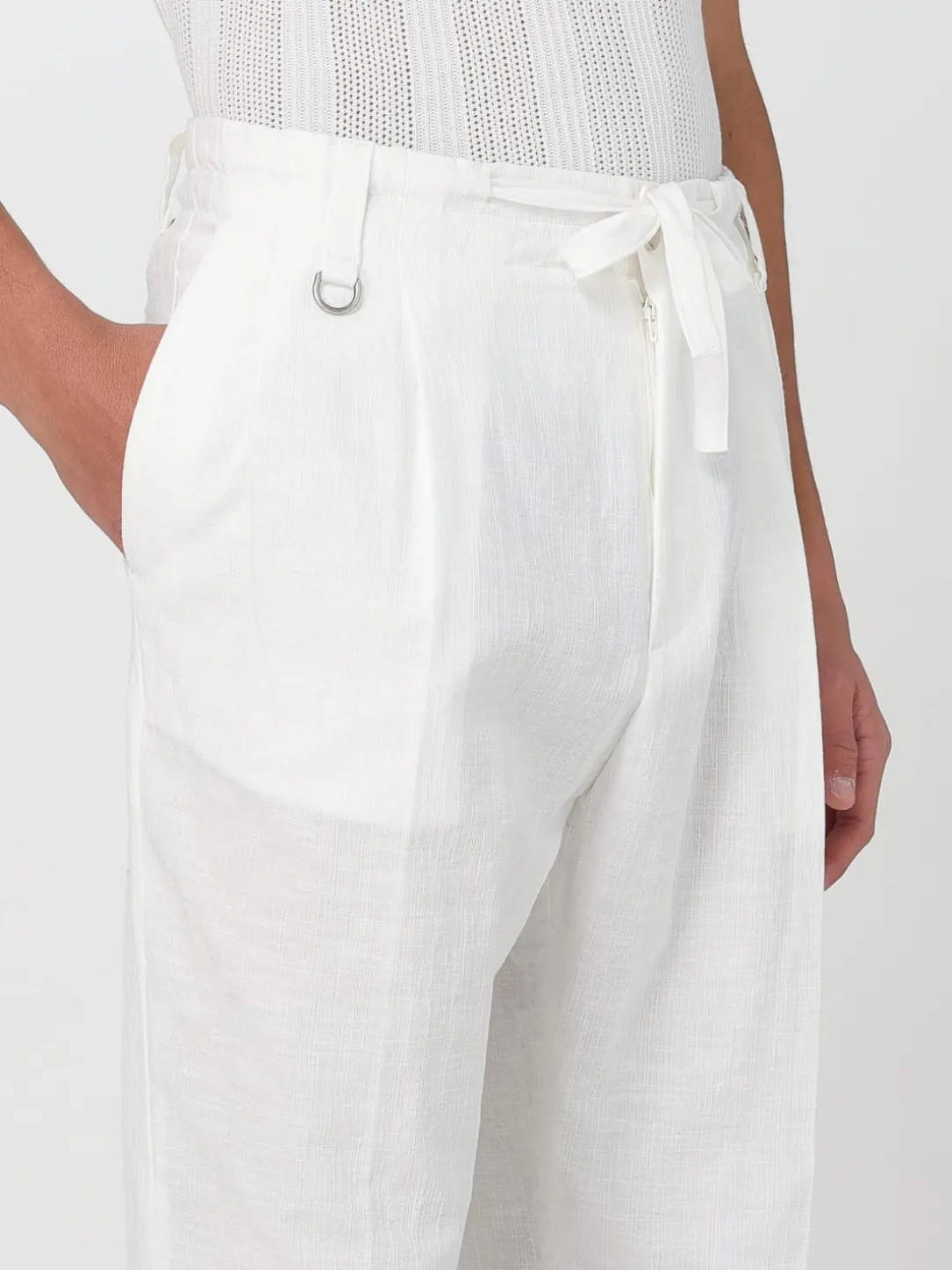 Pantalone Paolo Pecora in cotone