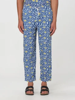 Pantalone Peninsula in lino con stampa floreale