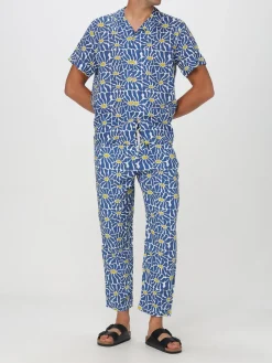 Pantalone Peninsula in lino con stampa floreale