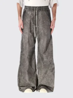 Pantalone Rick Owens Drkshdw in cotone effetto délavé