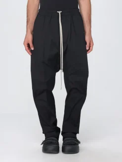 Pantalone Rick Owens in cotone con coulisse