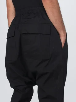 Pantalone Rick Owens in cotone con coulisse