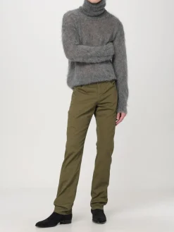 Pantalone Saint Laurent in gabardine di cotone