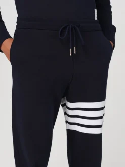 Pantalone sportivo in cotone 4-bar Thom Browne
