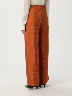 Pantalone Toteme in seta con logo