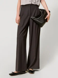 Pantalone Twinset in misto viscosa