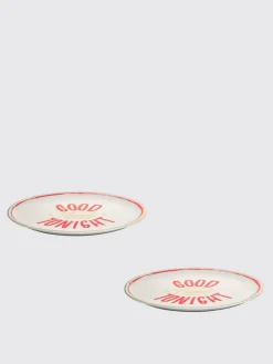 Piatto per pizza Bitossi Home in porcellana con stampa slogan