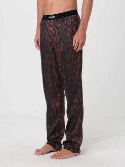 Pigiama Tom Ford in seta animalier