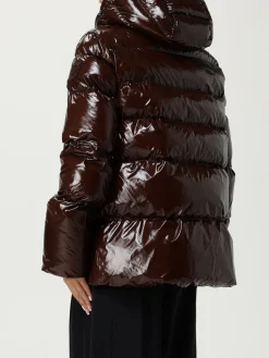 Piumino con cappuccio Pinko in nylon trapuntato