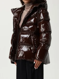 Piumino con cappuccio Pinko in nylon trapuntato