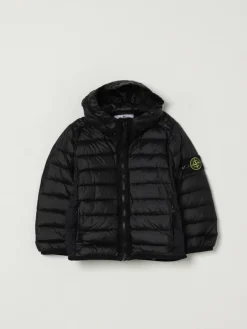 Piumino con cappuccio Stone Island Junior