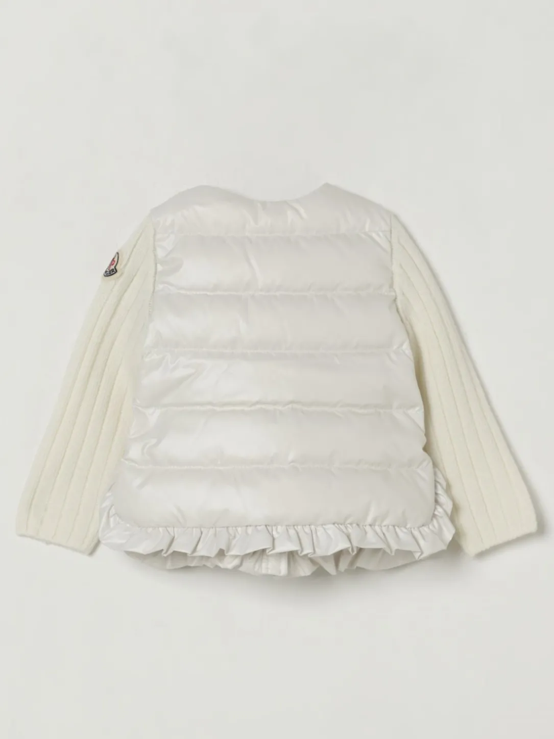 Piumino imbottito in nylon e lana vergine Moncler