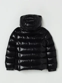 Piumino in nylon lucido con logo Moncler
