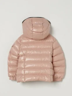 Piumino in nylon lucido con logo Moncler