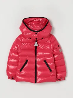 Piumino in nylon lucido con logo Moncler