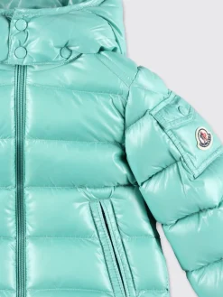 Piumino lucido con cappuccio Moncler