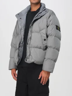 Piumino Stone Island in nylon trapuntato