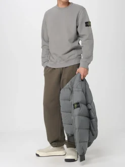 Piumino Stone Island in nylon trapuntato e imbottito