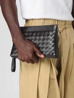 Pochette Bottega Veneta in pelle intrecciata