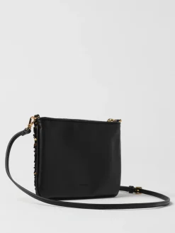 Pochette Coccinelle in pelle e paillettes